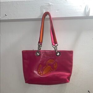 Pink and Orange Tote Bag